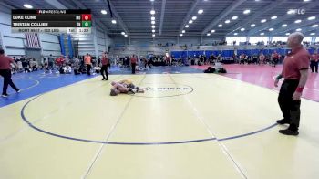 132 lbs 3rd Place - Luke Cline, MO vs Tristan Collier, TN