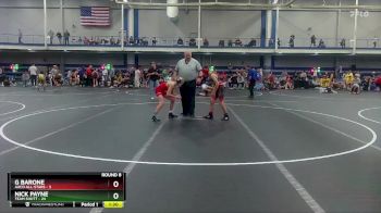 92 lbs Round 8 (10 Team) - Nick Payne, Team Shutt vs G Barone, AACo All-Stars