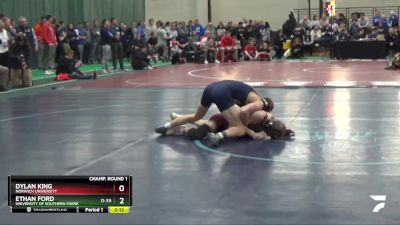 133 lbs Champ. Round 1 - Ethan Ford, University Of Southern Maine vs Dylan King, Norwich University