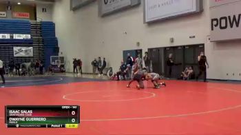 141 lbs Champ. Round 2 - Isaac Salas, Unattached-CSUB vs Dwayne Guerrero, Menlo