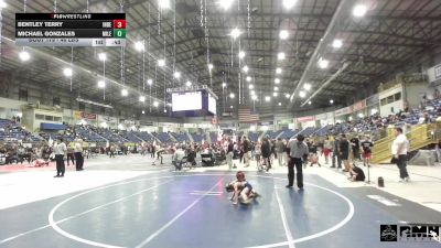 46 lbs Rr Rnd 3 - Michael Gonzales, Mile High WC vs Bentley Terry, Independent