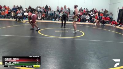 JV-24 lbs Round 2 - Aydden Reson, Newman Catholic vs Brady Larson, West Marshall