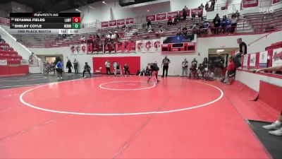 HS 140 lbs 2nd Place Match - Shelby Coyle, Henrietta vs Teyanna Fields, LAWTON