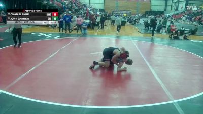 174 lbs Quarterfinal - Jory Garrett, Carl Albert vs Chad Blanke, Unattached