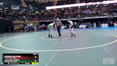 145 lbs Cons. Round 2 - Landon Metzger, Valdez High School vs Anthony Smith, Seward High School