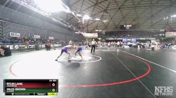 2A 160 lbs Champ. Round 1 - Rylin Lang, Anacortes vs Miles Brown, Olympic