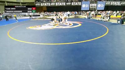 Boys 1A 157 lbs Cons. Round 3 - Maddox Rodgers, Rochester vs Cael Orth, Royal