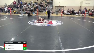 70 lbs Cons. Round 4 - Eesa Mirza, FL Scorpions Wrestling Club vs Griffin Pilon, Monticello