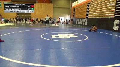 125 lbs Cons. Round 3 - Johny Navarrete, Cuesta vs Ken Fernandez, Sacramento City College