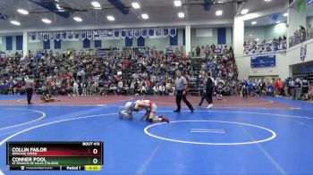 113 lbs Cons. Round 1 - Conner Pool, St Francis De Sales (Toledo) vs Collin Failor, BOWLING GREEN