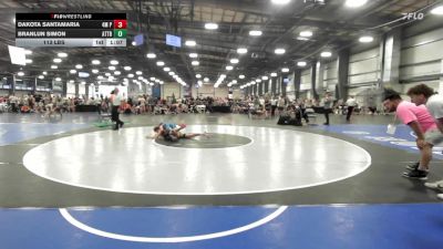 113 lbs Rr Rnd 1 - Dakota Santamaria, 4M Power vs Branlun Simon, Attrition Wrestling Scar