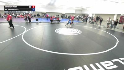 74 lbs Cons. Sub-semis - Derrick Meza, Surfside X Wrestling vs Nick Rodriguez