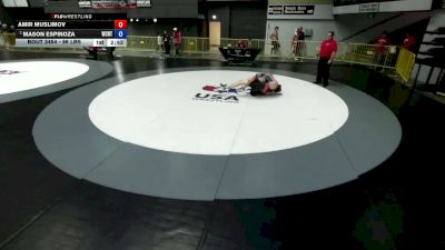 86 lbs 1st Place Match - Amir Muslimov vs Mason Espinoza, West Coast Regional Training Center