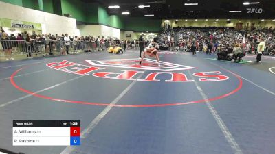 118 lbs Quarterfinal - Alena Williams, Ar vs Riley Rayome, TX