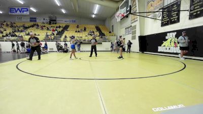 105 lbs 5th Place - Savannah Taylor, Sand Springs HS vs Sa'Nya Griffith, Glenpool