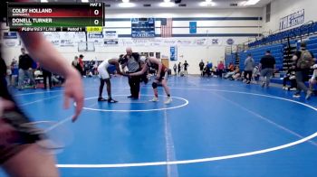 150 lbs Cons. Round 2 - Colby Holland, Barnsdall vs Donell Turner, EDISON PREP