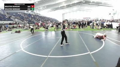 88 lbs Consolation - Braxten Mangum, Ravage WC vs Braxten Serrano, Stout Wrestling Academy