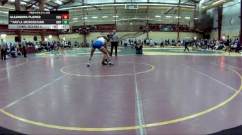 120 lbs Cons. Round 4 - Alejandra Flores, Bolingbrook HS vs Kayla Moroschan, Chippewa