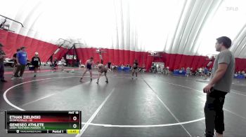 157 lbs Round 1 (6 Team) - Ethan Zielinski, Oconto Falls vs Geneseo Athlete, LeRoy Panthers Maroon