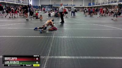 64 lbs Round 2 (8 Team) - Luke Baublitz, Undisputed Wrestling vs Brody Bafia, Kings Academy