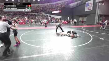 90 lbs Champ. Round 2 - Bryce Madden, Sarbacker Wrestling Academy vs Liam Rouleau, Chippewa Elite