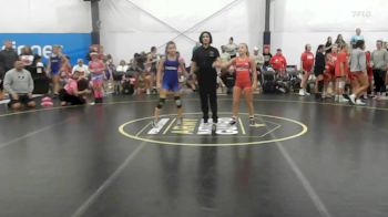 40 lbs Rr Rnd 1 - Markee Gomez, Badger Girls Elite - W vs Ryder Taylor, Valkyrie Girls WC - W