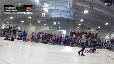 31 lbs Semifinal - Wyatt Terry, Hershey Youth Wrestling vs Briggs Walsh, Ponca Spears Wrestling Club
