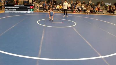 42-45 lbs Round 3 - Keller Knott, Kearney Matcats vs Maddox Hervert, St.Paul Youth Wrestling