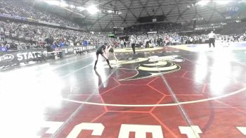 Girls 1B/2B/1A 125 Cons. Round 3 - Ella Palmer, Republic-Curlew (Girls) vs Claire Peterson, Okanogan (Girls)