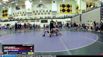 106 lbs Cons. Round 1 - Lane Bassett, Royal Pride Wrestling Club vs Nikolas Velasco, Indiana