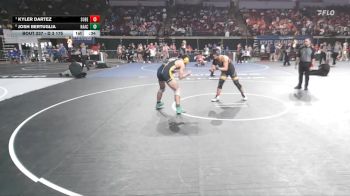 D 3 175 lbs Cons. Semi - Kyler Dartez, South Beauregard vs Josh Bertuglia, Haynes Academy