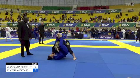 ANA CAROLINA FERREIRA PANZA vs EMANUELLE VITORIA COSTA REIS 2023 Brasileiro Jiu-Jitsu IBJJF