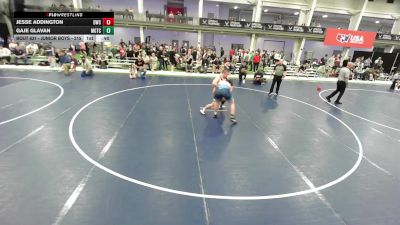 Junior Boys - 215 lbs Cons. Round 2 - Jesse Addington, Driller Wrestling Club vs Gaje Glavan, Michigan Grappler Training Center