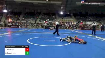 64 lbs Quarterfinal - Jackson Smith, Lions Wrestling Academy vs Kooper Deputy, Orchard WC