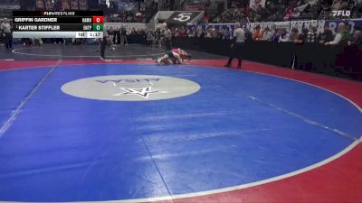 7A 120 lbs Semifinal - Karter Stiffler, Enterprise HS vs Griffin Gardner, Oak Mountain