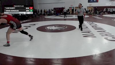 285 lbs Quarterfinal - Jesus Gonzalez, Minnesota State Mankato vs Liam Babitt, MSU Moorhead