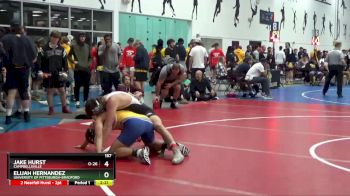 157 lbs Champ. Round 2 - Jake Hurst, Campbellsville vs Elijah Hernandez, University Of Pittsburgh-Bradford