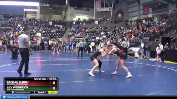 117-130 lbs Round 2 - Lily Weinreich, The Best Wrestler vs Camille Schult, Immortal Athletics WC