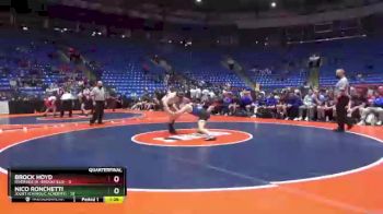 170 lbs Quarterfinals (8 Team) - Brock Hoyd, Riverside (R.-Brookfield) vs Nico Ronchetti, Joliet (Catholic Academy)
