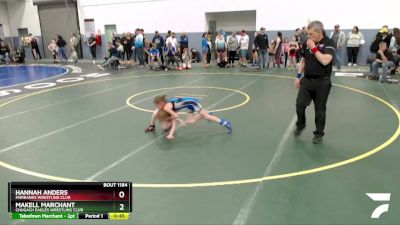 60 lbs Final - MaKell Marchant, Chugach Eagles Wrestling Club vs Hannah Anders, Fairbanks Wrestling Club