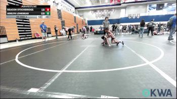 49 lbs Rr Rnd 3 - Deacon Stockbridge, Lexington Wrestling Club vs Adelyn Lonebear, Clinton Youth Wrestling