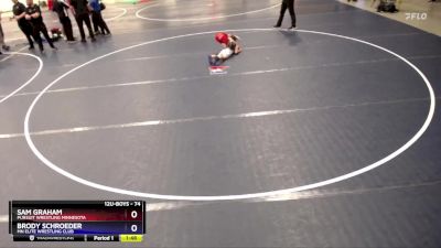 74 lbs 3rd Place Match - Sam Graham, Pursuit Wrestling Minnesota vs Brody Schroeder, MN Elite Wrestling Club