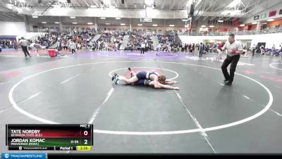 165 lbs Champ. Round 2 - Tate Nordby, Dickinson State (N.D.) vs Jordan Komac, Providence (Mont.)