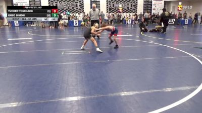 90 lbs 3rd Place - Tucker Tominack, Felix W.A. vs Enzo Simon, Eagle W.C.