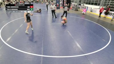 16U Girls - 120 lbs Semis - Alexandra Thovson, Kingdom Wrestling vs Anna Buurma, WOW Wrestling Club