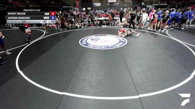 105 lbs Wyatt Valice, SAWA - Sacramento Area Wrestling Association vs Jayson Sanchez, MDWA - Mount Diablo Wrestling Association