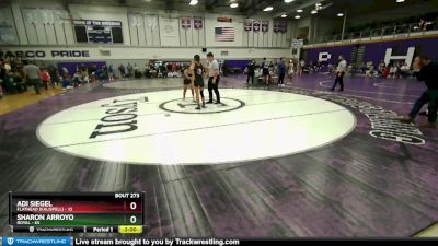 110 lbs Quarterfinal - Sharon Arroyo, Royal vs Adi Siegel, Flathead (Kalispell)