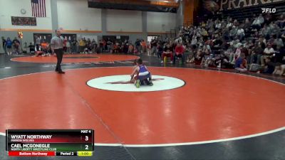 83 lbs Cons. Round 3 - Cael McGonegle, North Liberty Wrestling Club vs Wyatt Northway, Marion Wolves