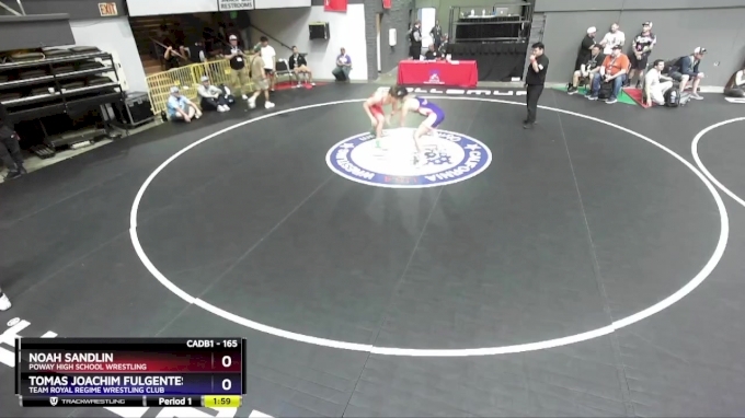 165 lbs 5th Place Match - Noah Sandlin, Poway High School Wrestling vs ...