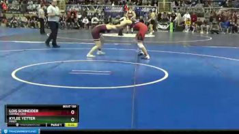 125 lbs Cons. Round 1 - Kylee Yetter, Minot vs Lois Schneider, Central Cass